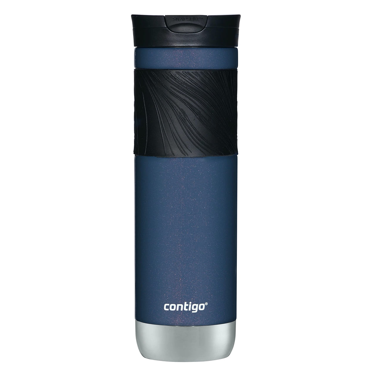 Contigo Byron Insulated Stainless Steel Travel Mug with Leak-Proof Lid, 24oz, Reusable Coffee Cup or Water Bottle, BPA-Free, Long-lasting ThermoLock Insulation, Midnight Berry
