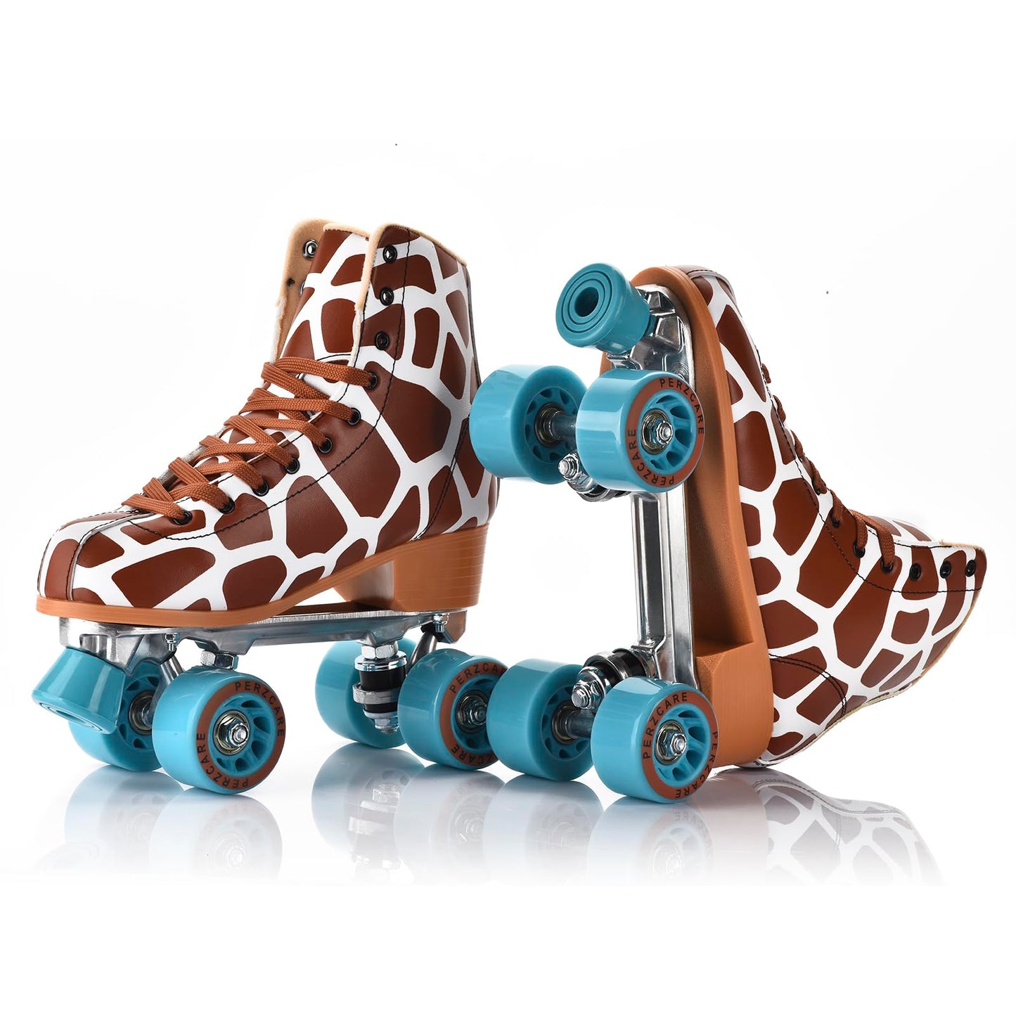 Roller Skates for Women and Girls, High-top Double Row-Classic Roller Skates for Men and Ladies, Professional for Boys/Unisex Indoor/Outdoor Adults Quad-Skates