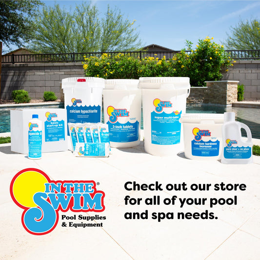 In The Swim Pool Shock – 68% Cal-Hypo Granular Sanitizer for Crystal Clear Water – Defends Against Bacteria, Algae, and Microorganisms - 50 Pounds