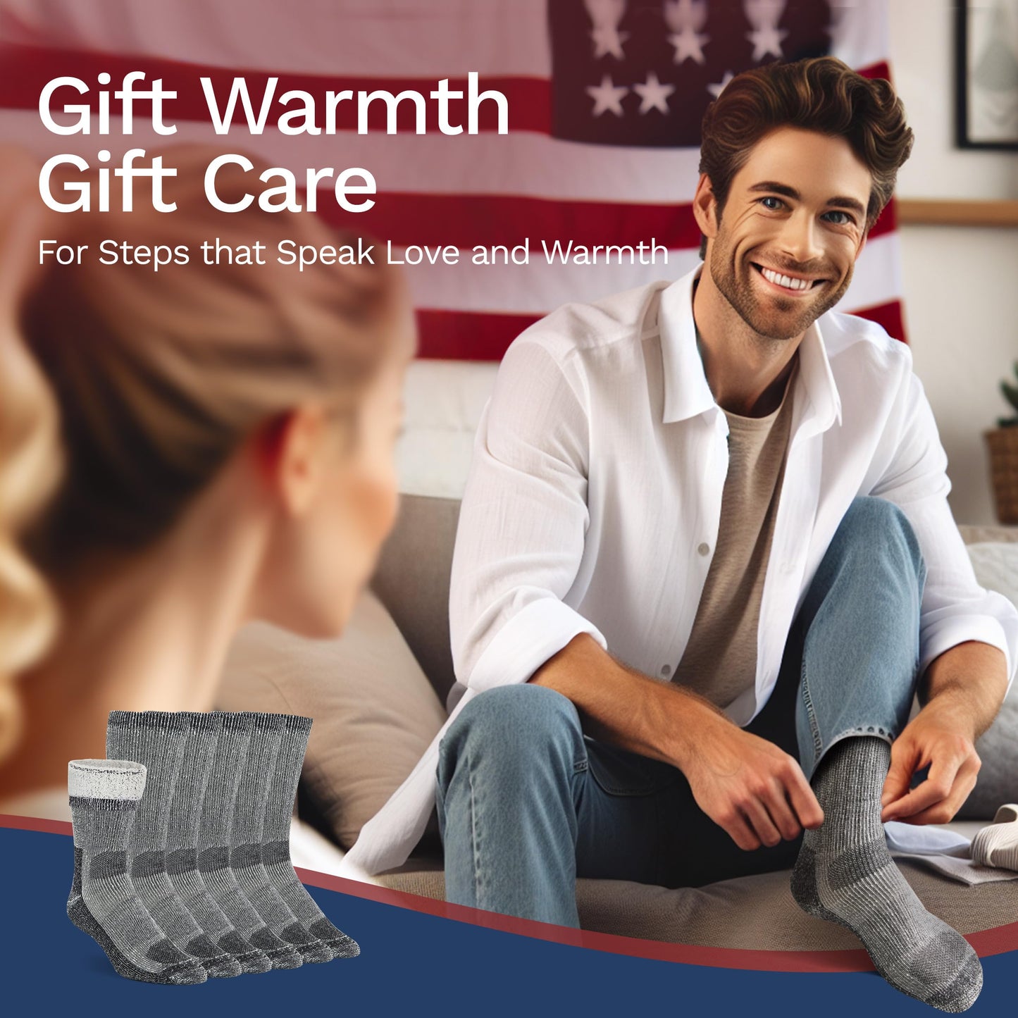 Buttons & Pleats Wool Socks for Men Women Merino Thermal Warm Cozy Winter Fuzzy Boot Sock Charcoal ML