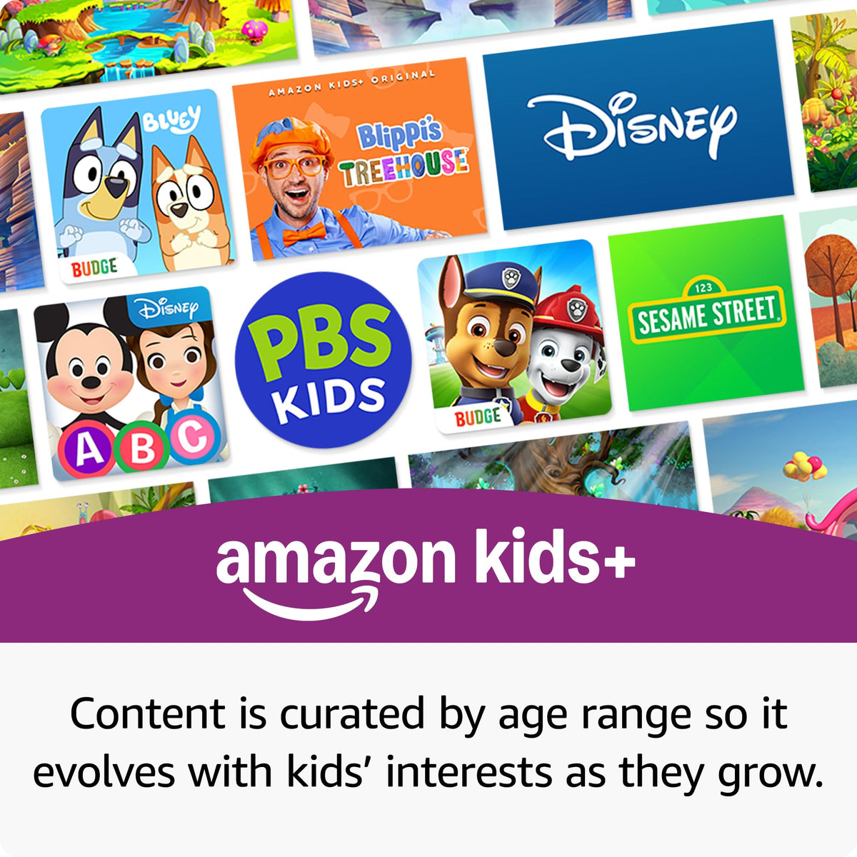 Amazon Fire HD 8 Kids tablet (newest model), ages 3-7. With bright 8" HD screen. Includes ad-free and exclusive content, parental controls and 13-hr battery, 32GB, Blue
