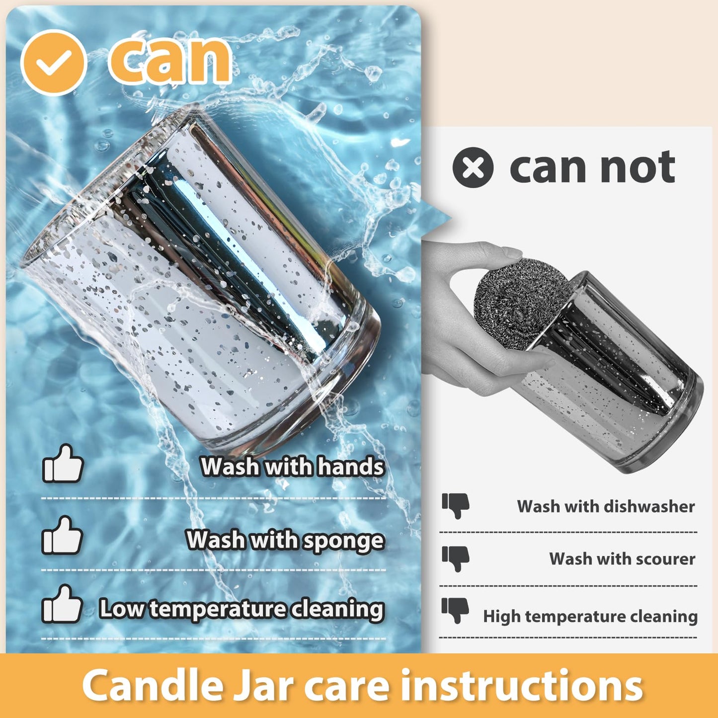 SHOWIN Thick Candle Jars for Making Candles 12 Pcs, 7 OZ Empty Jars with Wood Lids for Candle Making, Sample Container, Silver