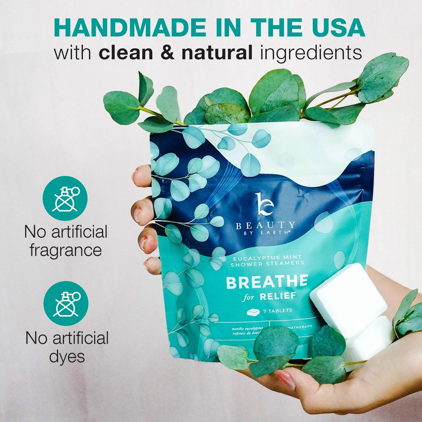 Shower Steamers Aromatherapy - USA Made with Natural Ingredients & Eucalyptus Essential Oil, Mothers Day Gifts, Large Shower Bombs, Relaxation Spa Gifts for Women & Men, Self Care Gifts for Mom