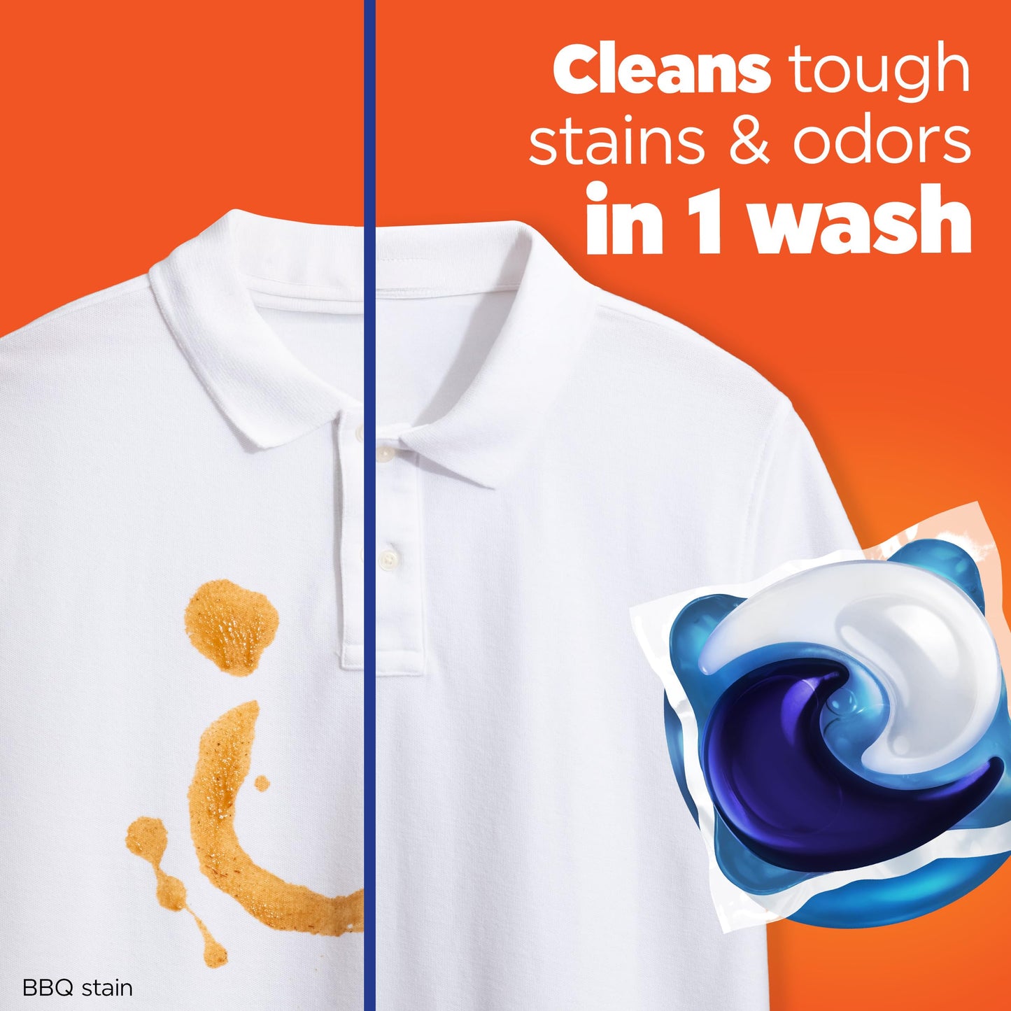 Tide PODS Laundry Detergent Pacs, 3-in-1 Stain Remover, Odor Fighter, Color Protector, 112 Count, HE compatible, Original Scent