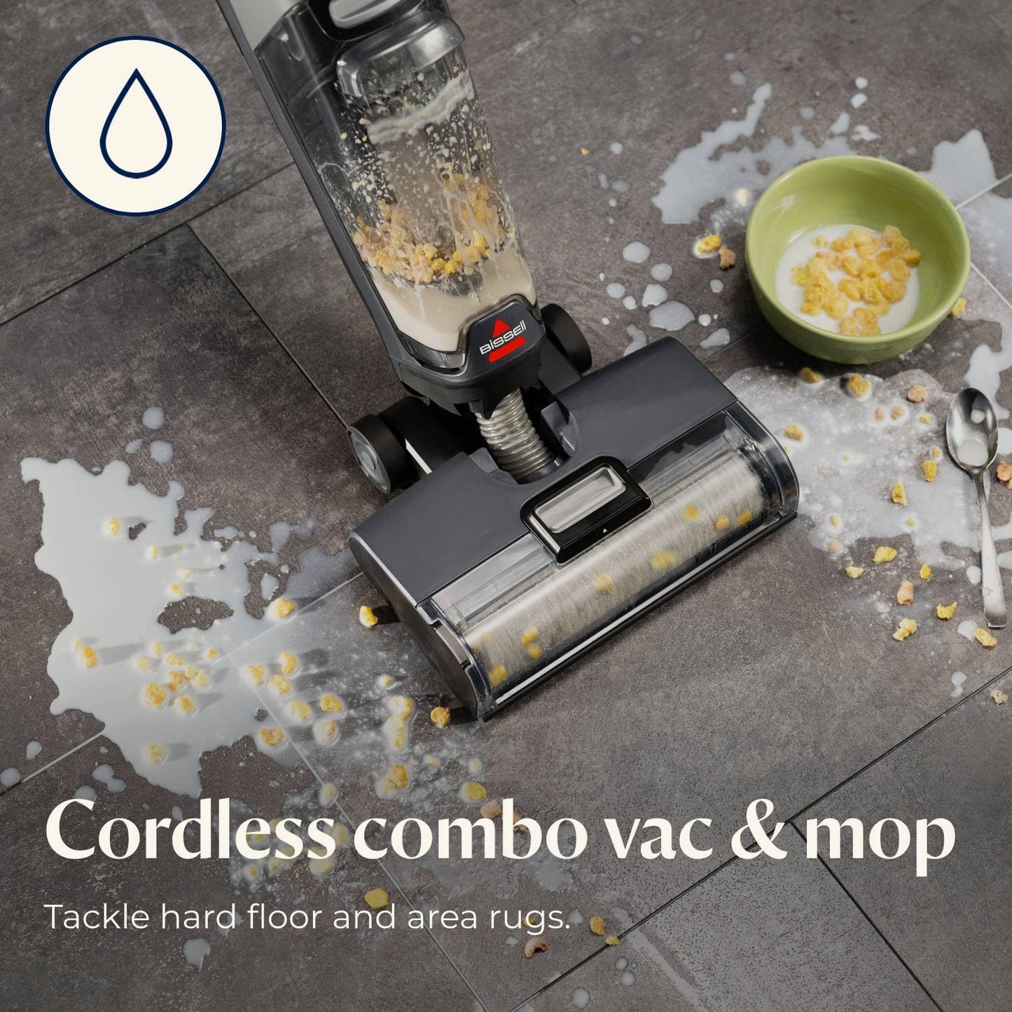 Bissell® CrossWave® OmniForce™ Cordless Multi-Surface Hard Floor Cleaner and Mop, Wet Dry Vacuum with Dedicated Dry Vacuum Mode, 3882