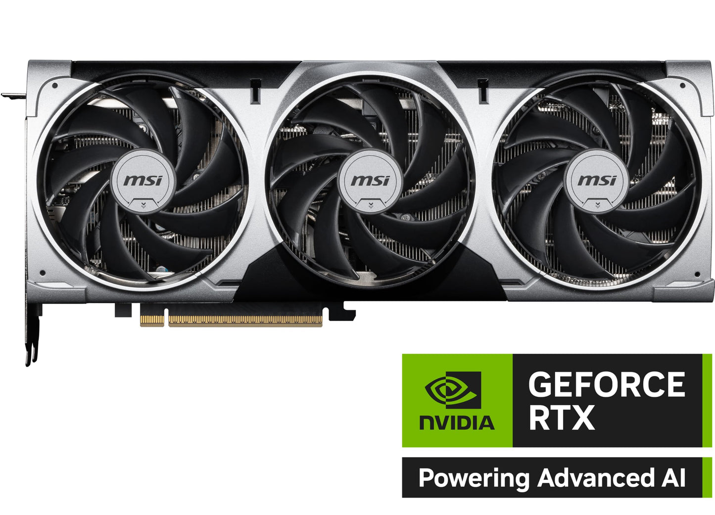 MSI Gaming RTX 5070 12G Ventus 3X OC Graphics Card (12GB GDDR7, 192-bit, Extreme Performance: 2557 MHz, DisplayPort x3 2.1a, HDMI 2.1b, NVIDIA Blackwell Architecture)