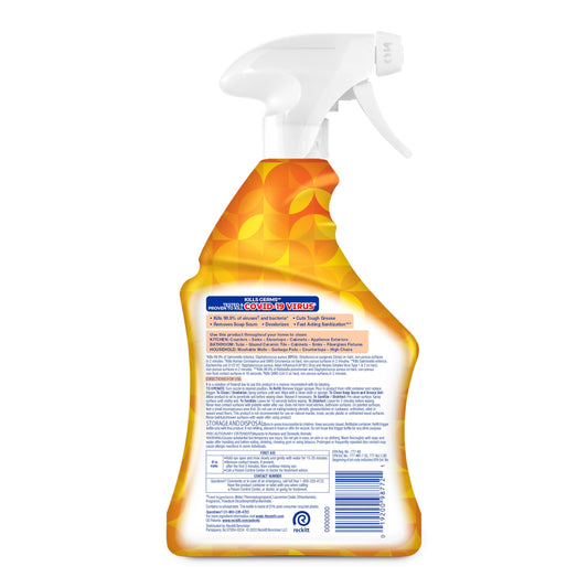 Lysol All Purpose Cleaner Spray, Multi-Purpose Disinfecting Spray, Kitchen & Bathroom Cleaner, Mango & Hibiscus Scent, 32 Fl Oz