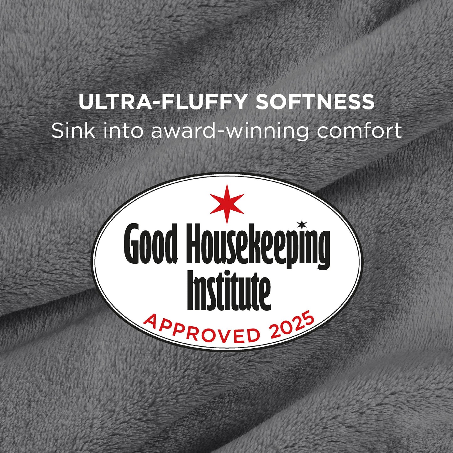 Bedsure GentleSoft Fleece Throw Blanket for Couch Grey - Lightweight Plush Fuzzy Cozy Soft Blankets and Throws for Sofa, 50x60 inches