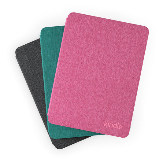 Amazon Kindle Paperwhite and Kindle Colorsoft Case, Lightweight and Water-Safe, Foldable Protective Cover - Fabric