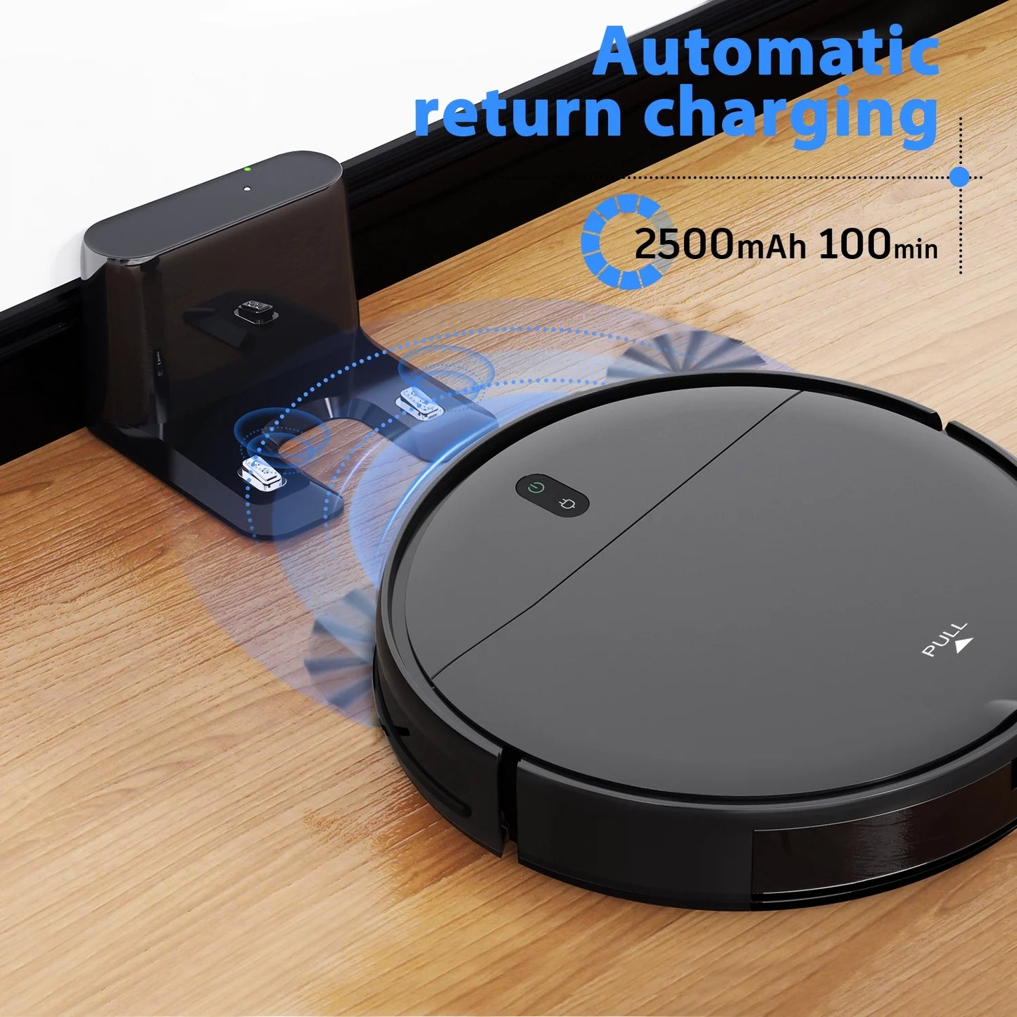 ONSON Robot Vacuum Cleaner, 2 in 1 Mop Combo for Pet Hair, Hard Floor