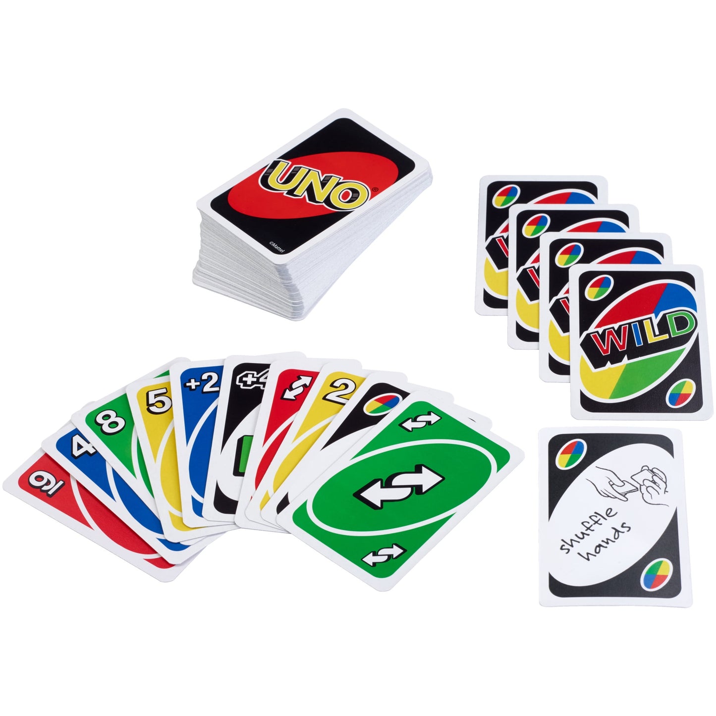 UNO Card Game for Kids, Adults & Family Game Night, Original UNO Game of Matching Colors & Numbers