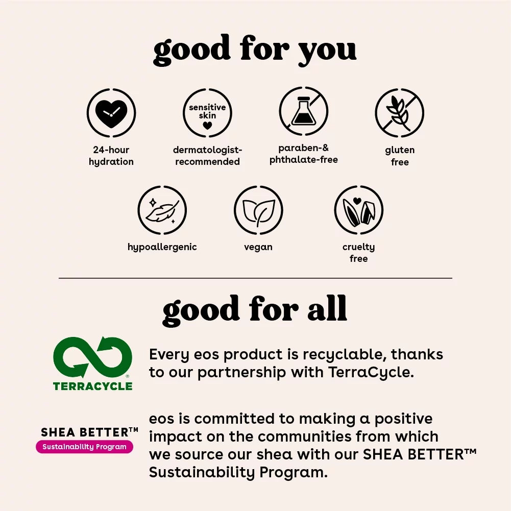 eos Shea Better Body Lotion - Vanilla Cashmere | 16 oz