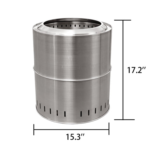 Ozark Trail 15 inch smokeless fire pit dimensions
