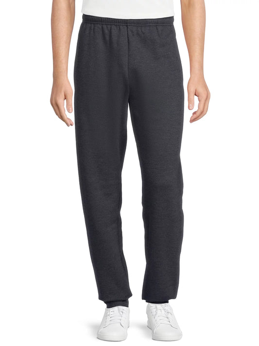 Athletic Works Men's & Big Men's Fleece Elastic Bottom Sweatpants, Sizes S-4XL