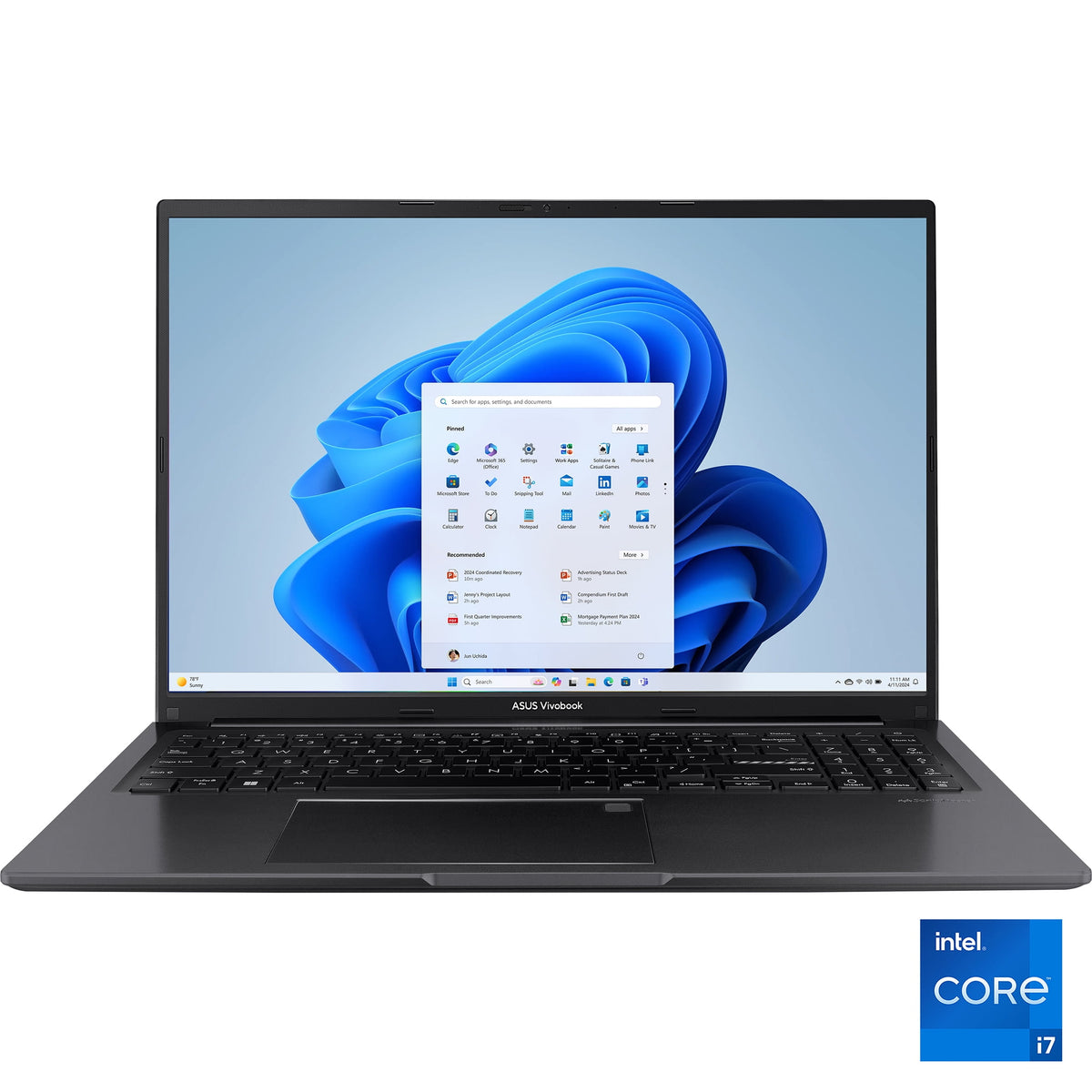 ASUS Vivobook 16" WUXGA Laptop Intel Core i7-1355U 16GB RAM 512GB SSD Black