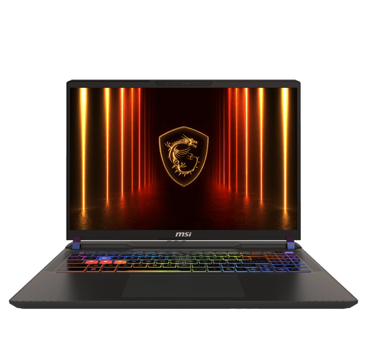 MSI Vector 16 HX AI A2XWHG-060US 16" WQXGA 240Hz Gaming Laptop, Intel Core Ultra 9 275HX 2.7GHz, 32GB RAM, 2TB SSD, NVIDIA GeForce RTX 5070 Ti 12GB, Windows 11 Pro, Cosmo Gray