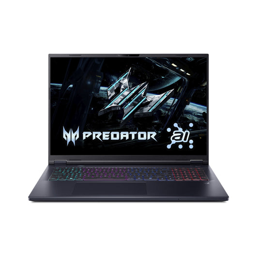 Acer Predator Helios Neo 18 AI 18” WQXGA IPS 240Hz Gaming Laptop, Intel Core Ultra 9 275HX, NVIDIA GeForce RTX 5070 Ti, 16GB RAM, 1TB PCIe Gen 4 SSD, Abyssal Black (Software Offer with Purchase)