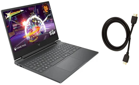 HP Victus 15.6" 144Hz Full HD Gaming Laptop |Intel Core i5-13420H | NVIDIA GeForce RTX 3050 | Copilot |Backlit| Silver | 8GB RAM | 512GB SSD |Windows 11 Home |Bundle with HDMI Cable