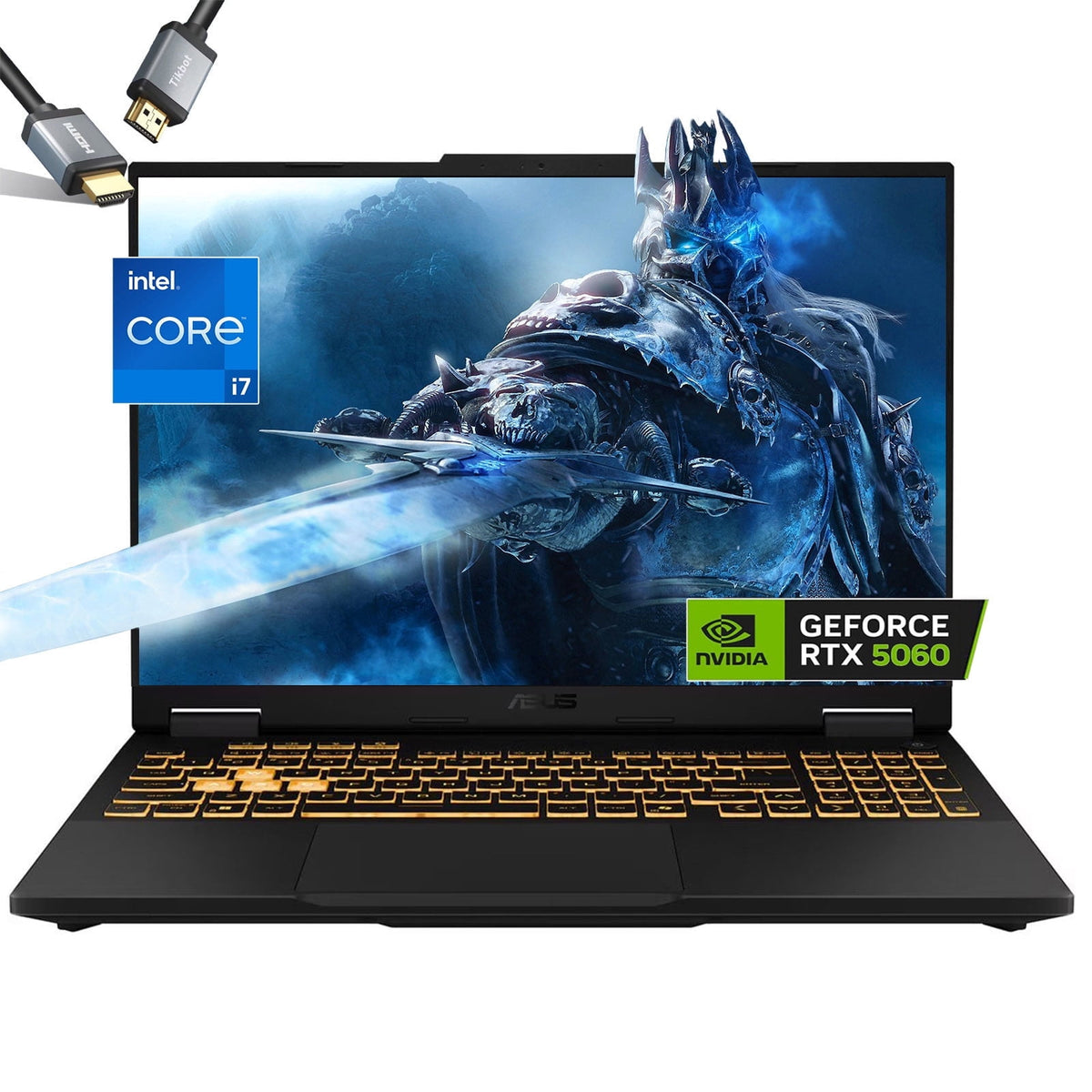 ASUS TUF Gaming Laptop i7-14650HX Beat AMD Ryzen 9 8945H - RTX 5060 - 15.6 FHD IPS Display - 64GB RAM -2TB PCIe SSD - RGB Backlit Keyboard - Windows 11 - G-SYNC - 2025 Gamer PC - Thunderbolt 4