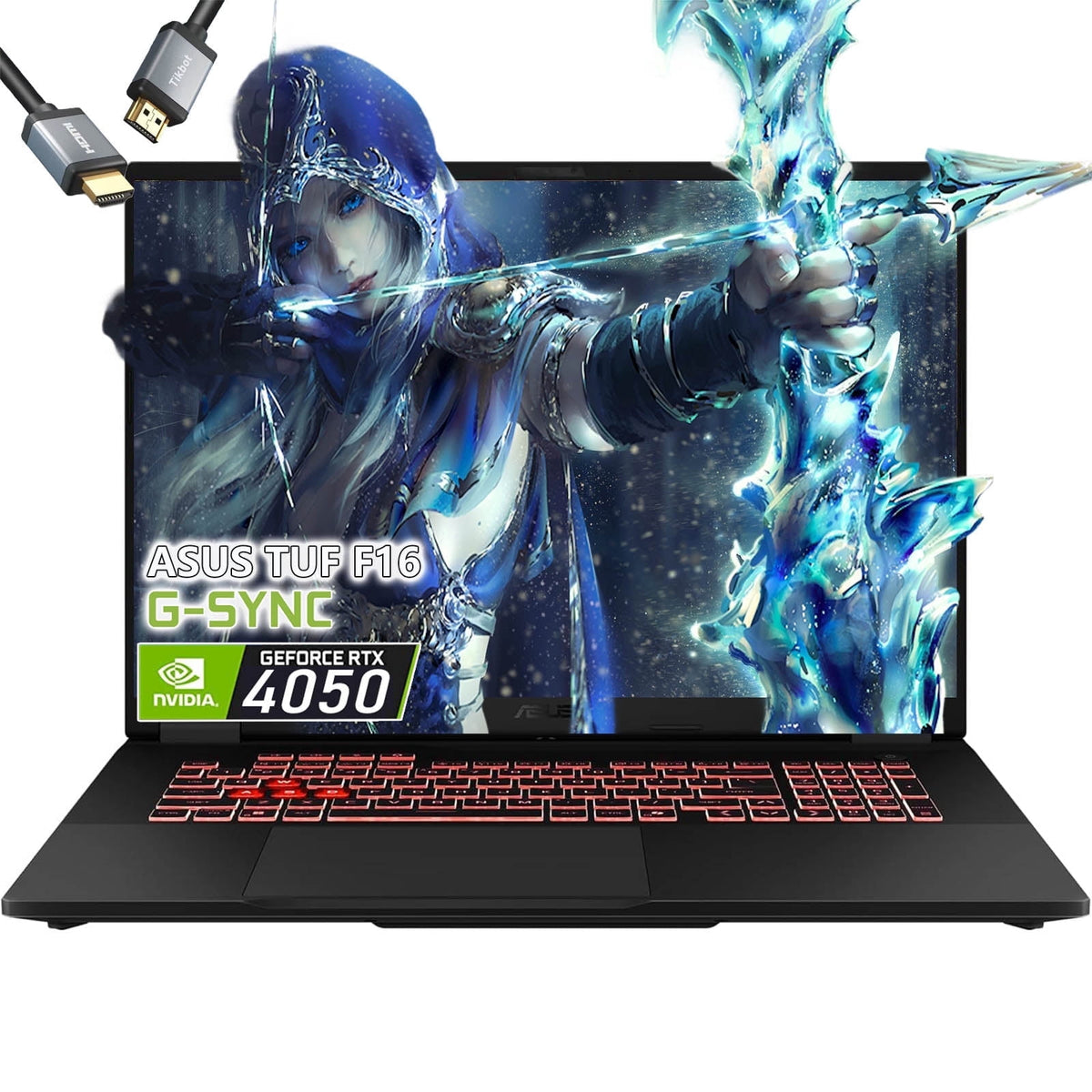 ASUS TUF F16 Gaming Laptop RTX 4050 -Intel Core 5 210H Beat AMD Ryzen7 7435HS -16" FHD+ 144Hz- 32GB RAM-1TB SSD-RGB Backlit Keyboard-Portatil Gamer PC