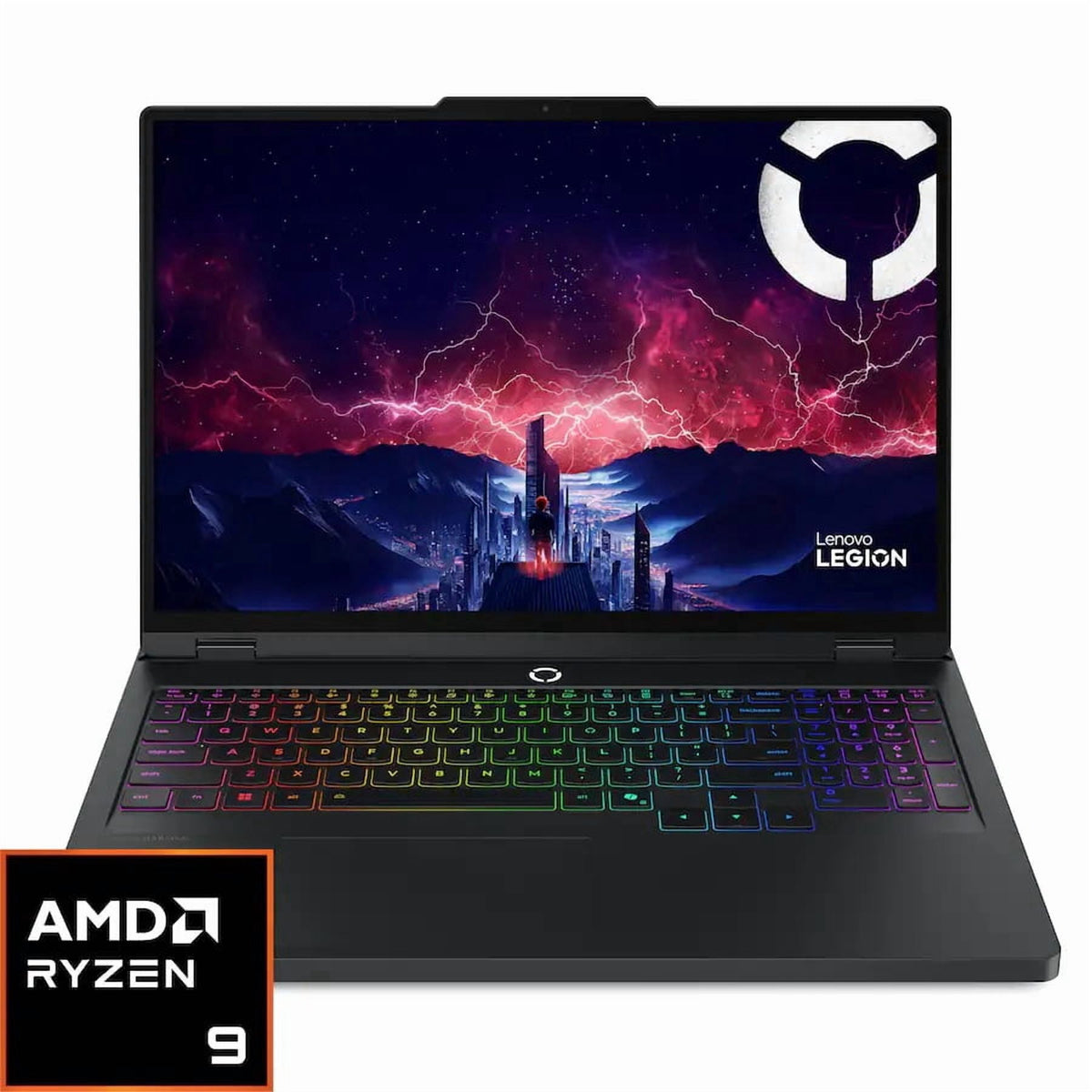 Lenovo - Legion Pro 5 16" 2.5K Gaming Laptop - AMD Ryzen 9 8945HX - NVIDIA GeForce RTX 5060 - 16GB Memory - 1TB SSD - Eclipse Black