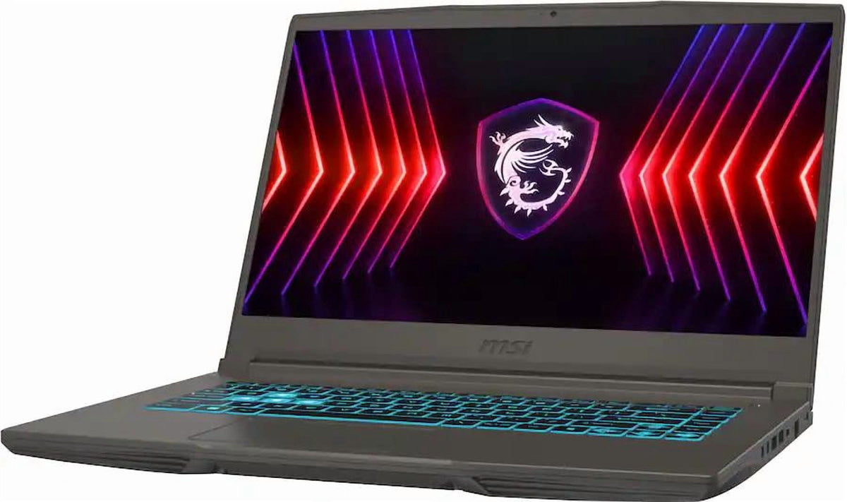 MSI - THIN A15 15.6" 144Hz FHD Gaming Laptop - AMD R5-7535HS - GeForce RTX 4050 - 8GB Memory - 512GBSSD - Black