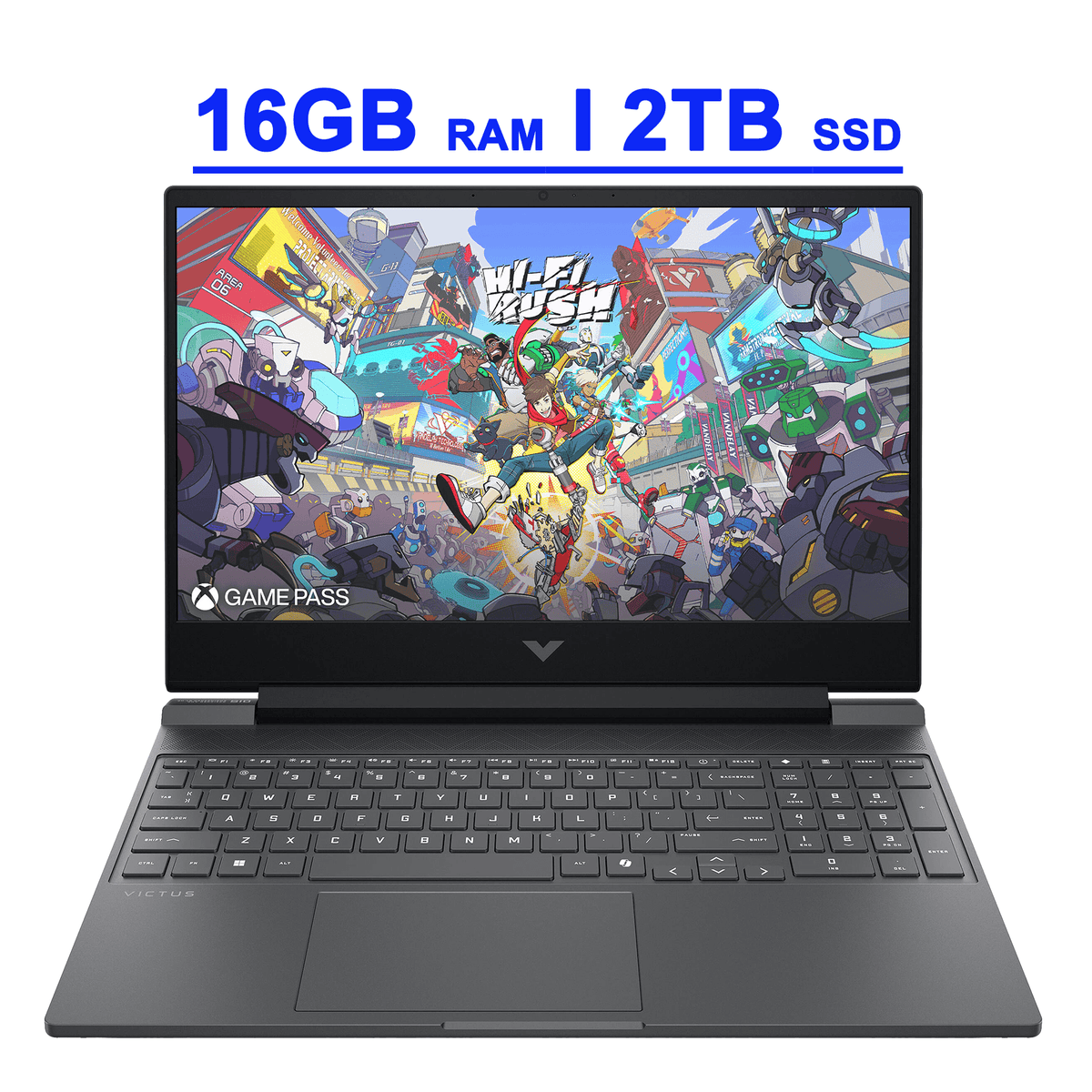 HP Victus 15 Premium Gaming Laptop 15.6" FHD IPS 144Hz Intel 8-core i5-13420H (>i7-12650H) 16GB DDR4 2TB SSD GeForce RTX 3050 Backlit USB-C DTS:X Ultra Wi-Fi6 Win11
