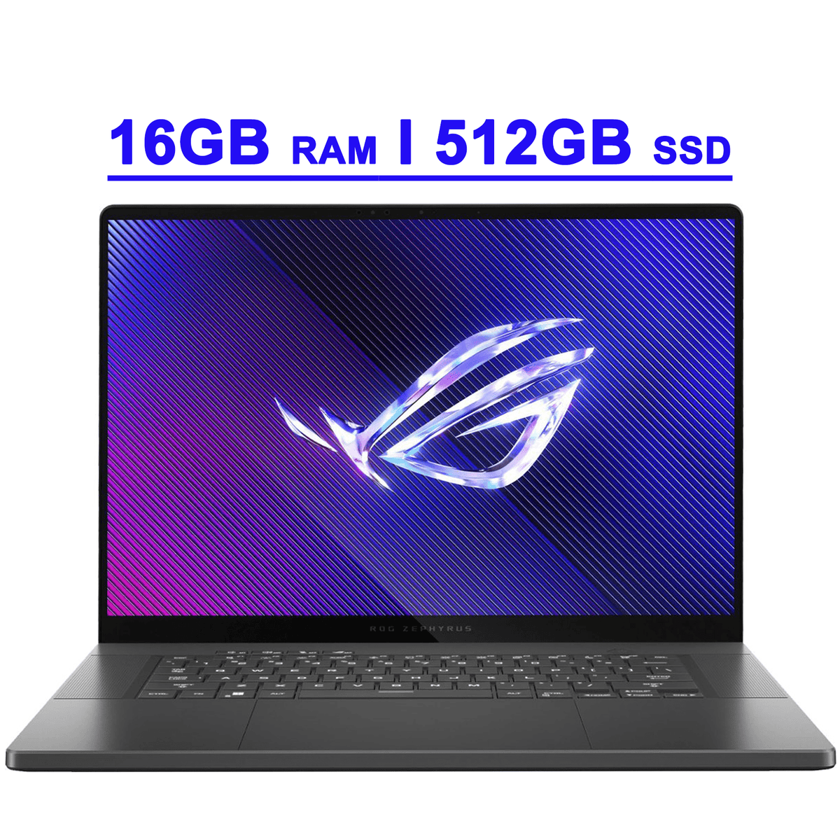 Asus ROG Zephyrus G16 Premium Gaming AI Laptop 16" 2560x1600 OLED 240Hz 500nits Intel 16-core Ultra 9 285H 16GB DDR5 512GB SSD GeForce RTX 5070 (Up to 798 AI TOPS) RGB Backlit Thunderbolt Win11