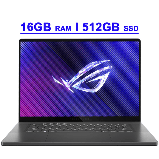 Asus ROG Zephyrus G16 Premium Gaming AI Laptop 16" 2560x1600 OLED 240Hz 500nits Intel 16-core Ultra 9 285H 16GB DDR5 512GB SSD GeForce RTX 5070 (Up to 798 AI TOPS) RGB Backlit Thunderbolt Win11