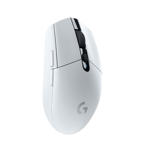 Logitech G305 Lightspeed Wireless Gaming Mouse - White | 12,000 DPI, Lightweight, 6 Programmable Buttons, 250h Battery, On-Board Memory, Compatible with PC and Mac