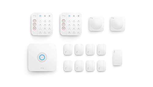 Ring Alarm 14-Piece Kit (newest model), Wireless smart home or business security system, expandable, easy setup, Mobile App Control, 24/7 Professional Monitoring, Alexa Compatible