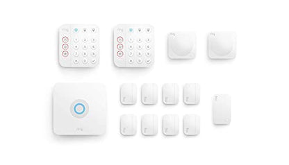 Ring Alarm 14-Piece Kit (newest model), Wireless smart home or business security system, expandable, easy setup, Mobile App Control, 24/7 Professional Monitoring, Alexa Compatible