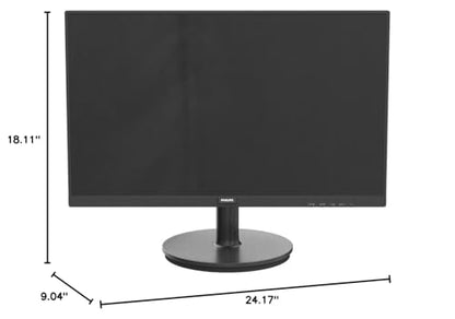 Philips New 27-inch Class Thin Full HD (1920 x 1080) 100Hz Monitor, VESA, HDMI x 1, VGA Port x1, Eye Care, 4 Year Advance Replacement Warranty, 271V8LB, Black