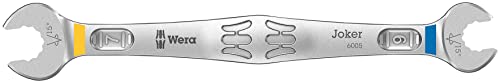 Wera - 05020314001 - Double Open-Ended Wrench Set, 6005 Joker 4 Set 1 Double Open-Ended Wrench Set, 4 Pieces