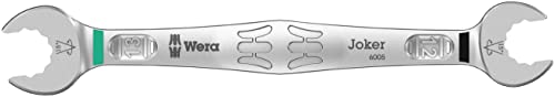Wera - 05020314001 - Double Open-Ended Wrench Set, 6005 Joker 4 Set 1 Double Open-Ended Wrench Set, 4 Pieces