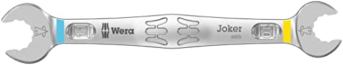 Wera - 05020314001 - Double Open-Ended Wrench Set, 6005 Joker 4 Set 1 Double Open-Ended Wrench Set, 4 Pieces