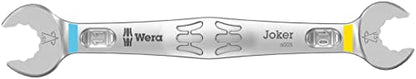 Wera - 05020314001 - Double Open-Ended Wrench Set, 6005 Joker 4 Set 1 Double Open-Ended Wrench Set, 4 Pieces