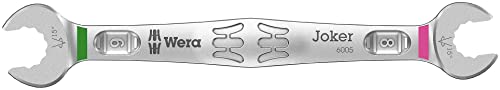 Wera - 05020314001 - Double Open-Ended Wrench Set, 6005 Joker 4 Set 1 Double Open-Ended Wrench Set, 4 Pieces