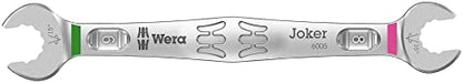 Wera - 05020314001 - Double Open-Ended Wrench Set, 6005 Joker 4 Set 1 Double Open-Ended Wrench Set, 4 Pieces