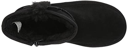 Koolaburra by UGG, Victoria Mini Boot, Black, 4 Little Kid