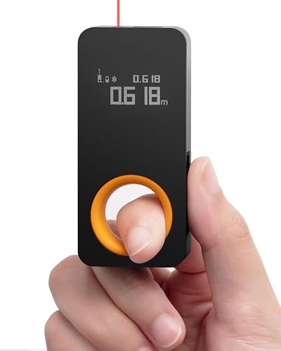 HOTO Laser Measuring Tool, Fathers Day Dad Gifts, Pocket-Size 98Ft Laser Tape Measure ±2mm Accuracy, USB-C Rechargeable, OLED Display, Ft/M/in Unit, Real-Time Data Sync, Cool Gadgets Gifts for Men