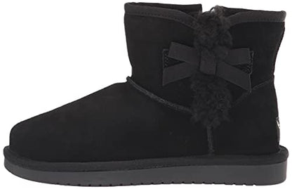 Koolaburra by UGG, Victoria Mini Boot, Black, 4 Little Kid