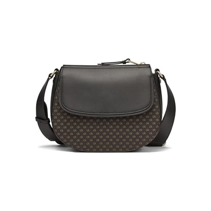 Calvin Klein Bella Novelty Crossbody, Brown/Khaki/Black Mini, One Size