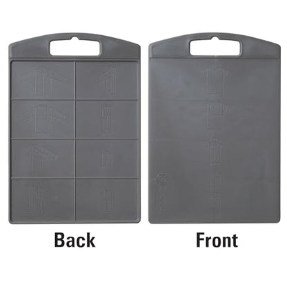 Household Essentials 195 Shirt Folding Board For Laundry | Folds T-Shirts, Polos And Dress Shirts , Black