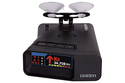 Uniden R7 Extreme Long-Range Laser-Radar Detector, Built-in GPS w/ Real-Time Alerts, Dual-Antennas Front & Rear w/Directional Arrows, Voice Alerts, Red Light Camera and Speed Camera Alerts