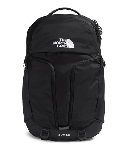 The North Face Surge Commuter Laptop Backpack, Blk/Blk-NPF, One Size