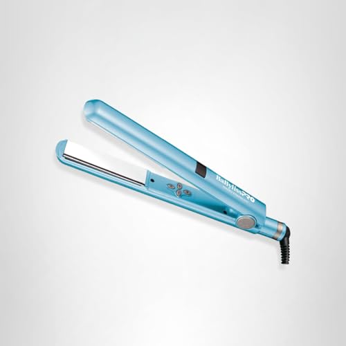 BaBylissPRO Nano Titanium Hair Straightener, 1" /25mm Flat Iron Digital Hair Straightener Iron for Professional Salon Results and All Hair Types