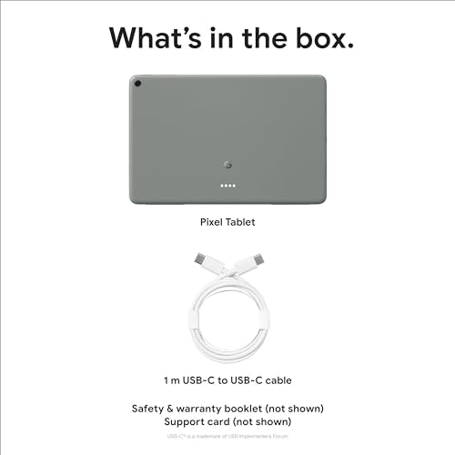 Google Pixel Tablet - Android Tablet with 11-Inch Screen and Extra-Long Battery Life - Hazel - 8 GB RAM - 128 GB