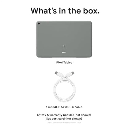 Google Pixel Tablet - Android Tablet with 11-Inch Screen and Extra-Long Battery Life - Hazel - 8 GB RAM - 128 GB