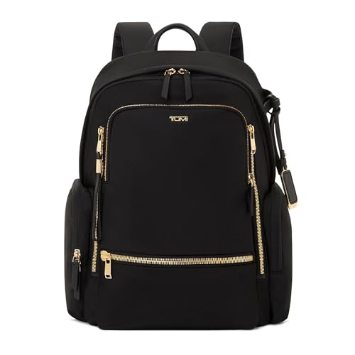TUMI Voyageur Celina Backpack, Holds Up to 16" Laptop, Black/Gold